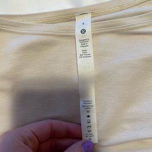Lululemon Cropped Sleeve oversized shirt
